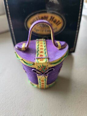 Willow Hall “Lilac Lady” Mini Purse Collectible Figurine with Box